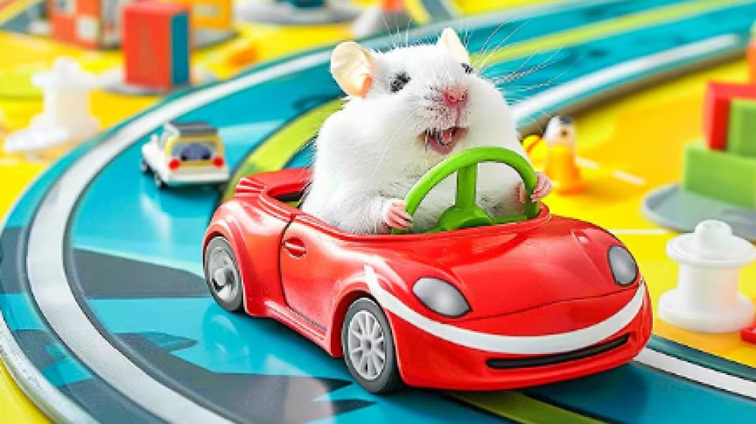Hamster Escapes Obstacle Course Maze Race Challenge - Hamster Maze video 480p original
